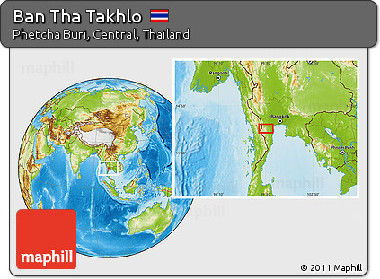 Physical Location Map of Ban Tha Takhlo