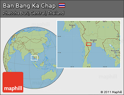 Savanna Style Location Map of Ban Bang Ka Chap