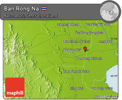 Physical Map of Ban Rong Na