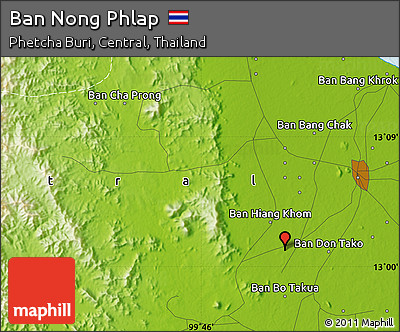 Physical Map of Ban Nong Phlap