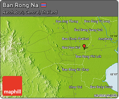 Physical Map of Ban Rong Na
