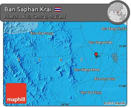 Political Map of Ban Saphan Krai