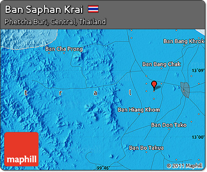Political Map of Ban Saphan Krai