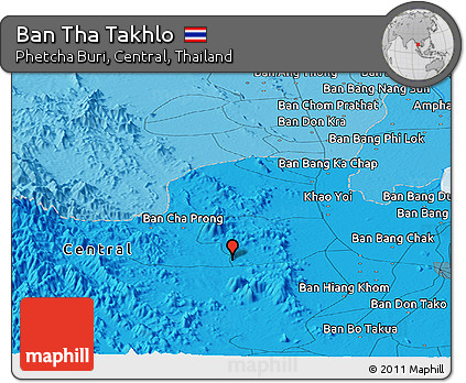 Political Panoramic Map of Ban Tha Takhlo