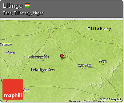 Physical 3D Map of Lilingo