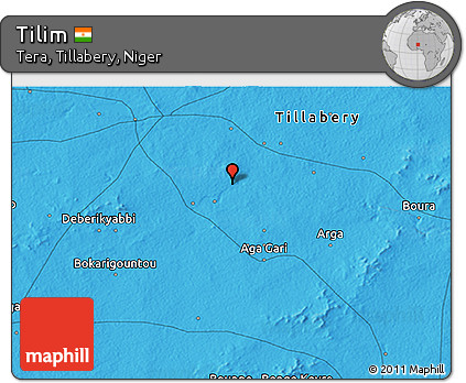 Political 3D Map of Tilim