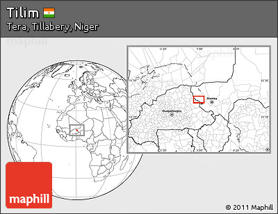 Blank Location Map of Tilim
