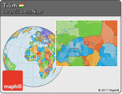 Political Location Map of Tilim