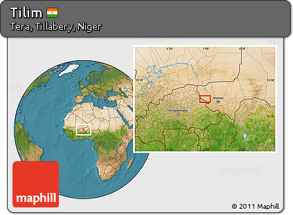 Satellite Location Map of Tilim
