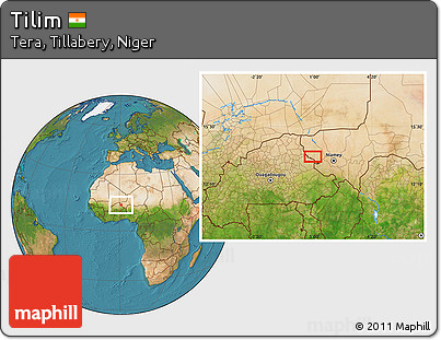 Satellite Location Map of Tilim
