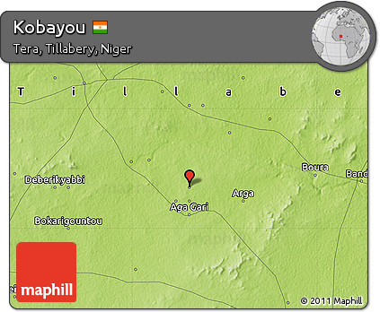 Physical Map of Kobayou