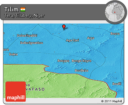 Political Panoramic Map of Tilim