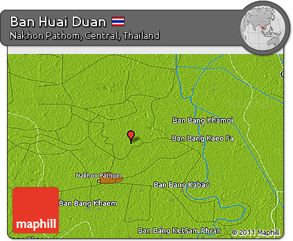 Physical 3D Map of Ban Huai Duan