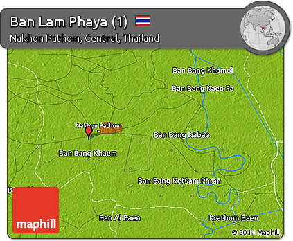 Physical 3D Map of Ban Lam Phaya (1)