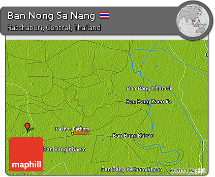 Physical 3D Map of Ban Nong Sa Nang