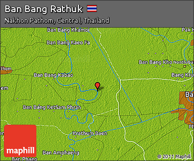 Physical 3D Map of Ban Bang Rathuk