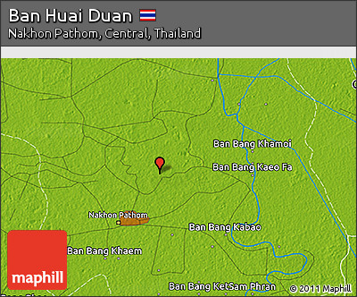Physical 3D Map of Ban Huai Duan