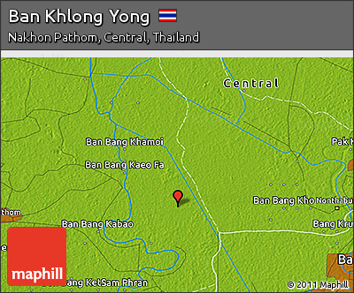 Physical 3D Map of Ban Khlong Yong