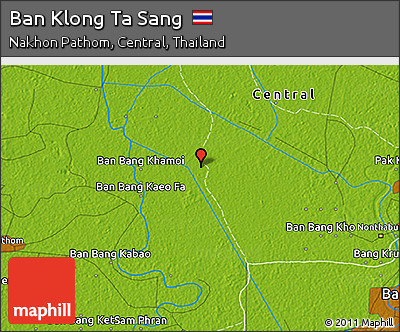 Physical 3D Map of Ban Klong Ta Sang