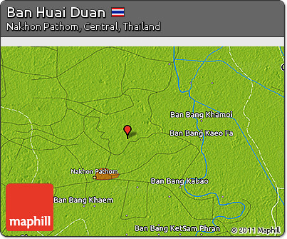 Physical 3D Map of Ban Huai Duan