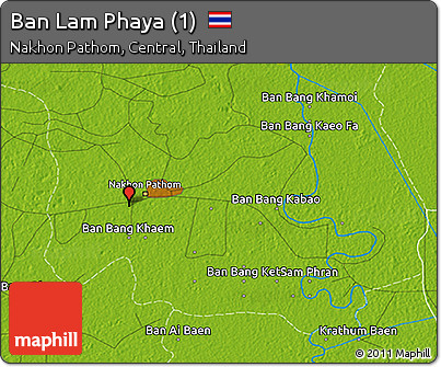 Physical 3D Map of Ban Lam Phaya (1)