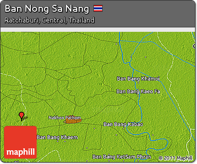 Physical 3D Map of Ban Nong Sa Nang