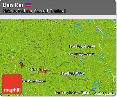 Physical 3D Map of Ban Rai