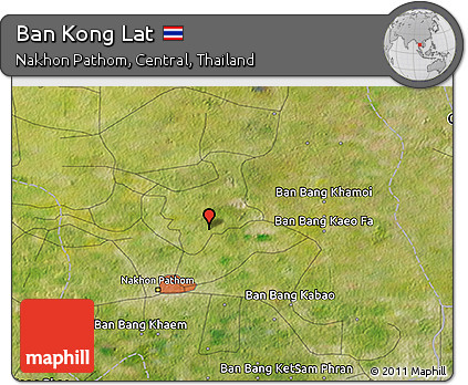 Satellite 3D Map of Ban Kong Lat