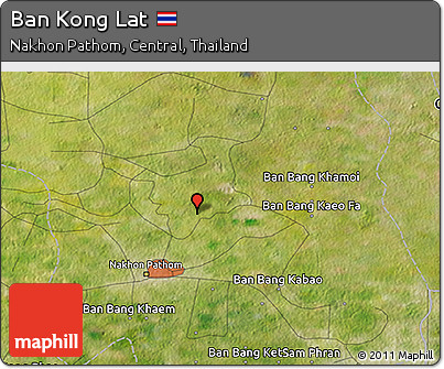 Satellite 3D Map of Ban Kong Lat