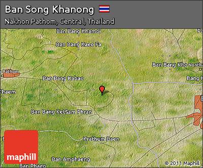 Satellite 3D Map of Ban Song Khanong