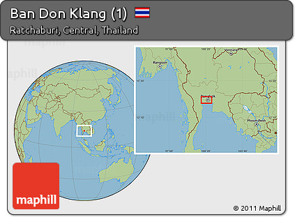 Savanna Style Location Map of Ban Don Klang (1)