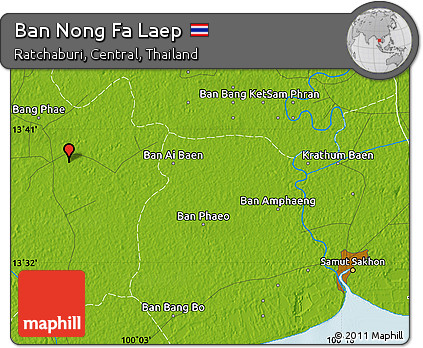 Physical Map of Ban Nong Fa Laep