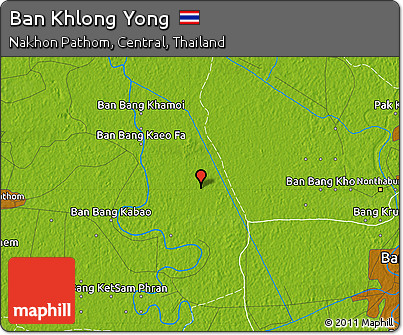 Physical Map of Ban Khlong Yong