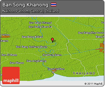 Physical Panoramic Map of Ban Song Khanong