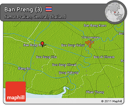 Physical 3D Map of Ban Preng (3)