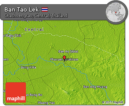 Physical 3D Map of Ban Tao Lek