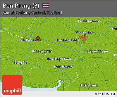 Physical 3D Map of Ban Preng (3)
