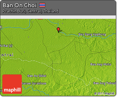 Physical 3D Map of Ban On Choi