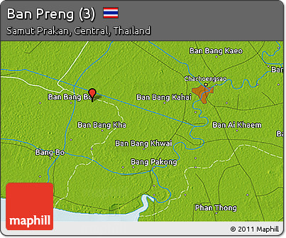Physical 3D Map of Ban Preng (3)