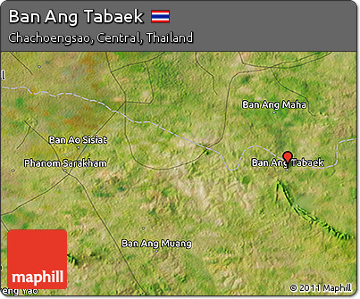 Satellite 3D Map of Ban Ang Tabaek