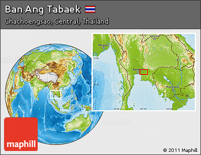 Physical Location Map of Ban Ang Tabaek