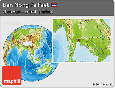 Physical Location Map of Ban Nong Fa Faet