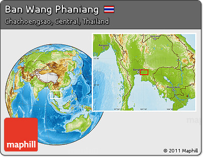 Physical Location Map of Ban Wang Phaniang