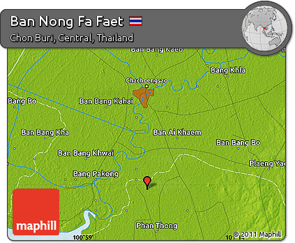 Physical Map of Ban Nong Fa Faet