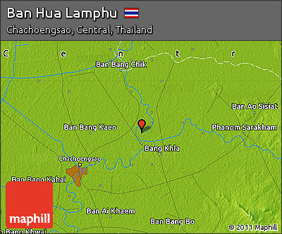 Physical Map of Ban Hua Lamphu