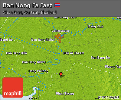 Physical Map of Ban Nong Fa Faet