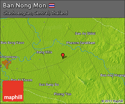 Physical Map of Ban Nong Mon