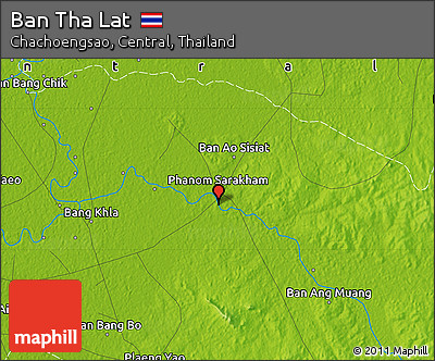 Physical Map of Ban Tha Lat