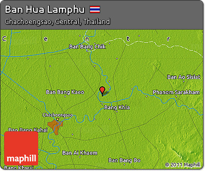 Physical Map of Ban Hua Lamphu