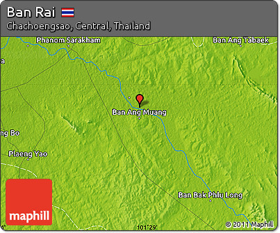 Physical Map of Ban Rai